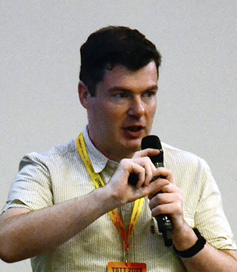 Headshot of Mark Carver giving a talk